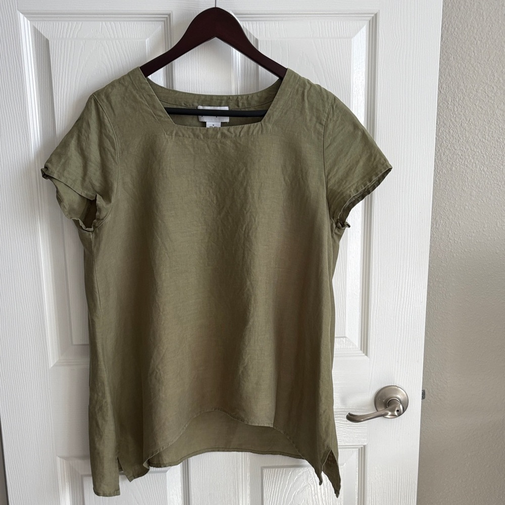 Olive Green Women's Top
